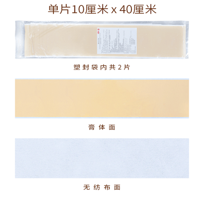 麝香壯骨膏2片/罐（用於膝蓋痛，風濕痛，腱鞘炎，拗柴，關節痛，腰痛，落枕）